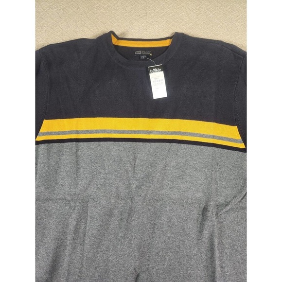 Vintage BKE Buckle Sweater‎ Mens Small S Lightweight Long Sleeve Gray Y2K NWT - Picture 2 of 12